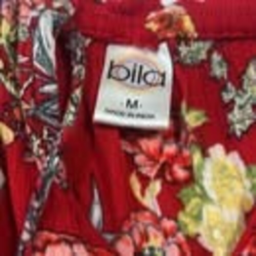 Bila Floral Smocked Waist Dress Size M